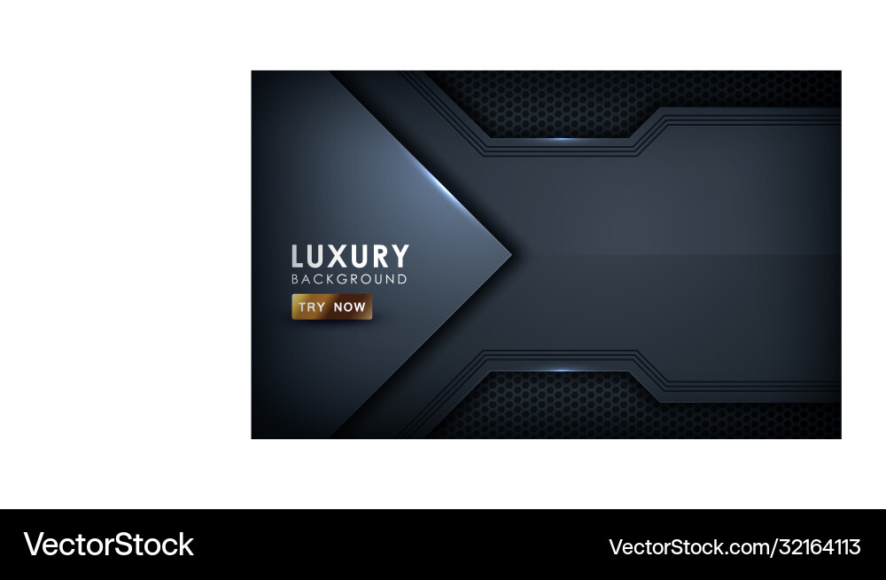 Black overlap background realistic layer vector image