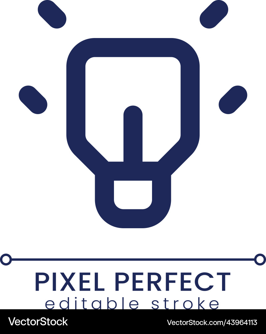 Messenger features pixel perfect linear ui icon Messenger features pixel perfect linear ui icon vector image