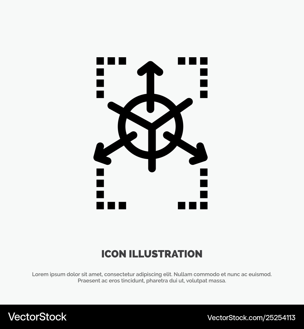 Prototype grid database chart line icon Prototype grid database chart line icon Vector Image
