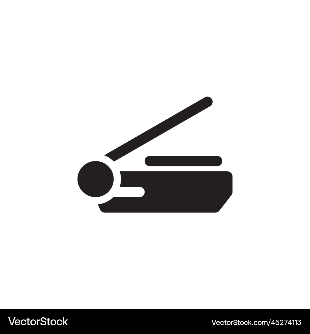 Scanner icon computer component solid style Scanner icon computer component solid style vector image