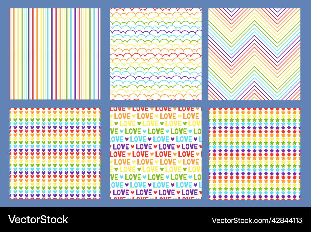 Seamless pride pattern rainbow gradient lines Seamless pride pattern rainbow gradient lines vector image
