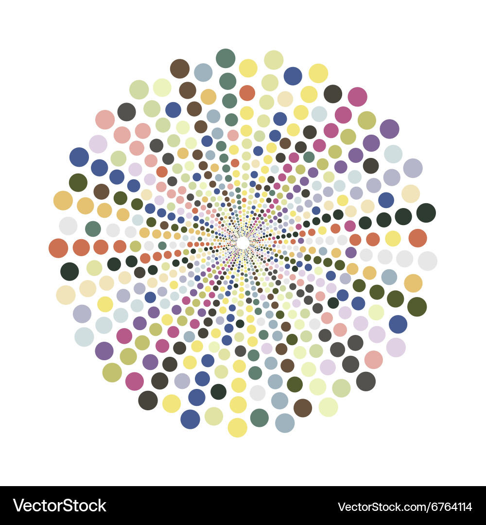 Abstract colorful shape design element vector image