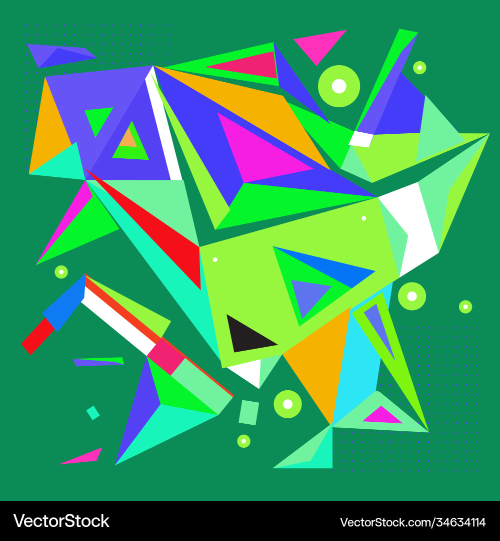 Abstract modern triangles background pattern Abstract modern triangles background pattern Vector Image