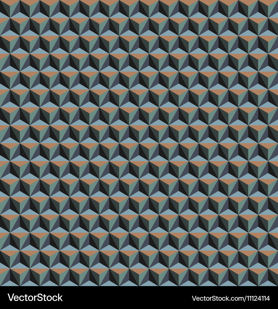Dark Geometric Triangle Pattern Vector Image