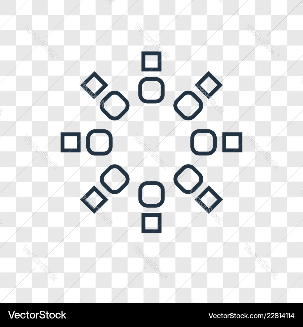 Loading concept linear icon isolated vector image