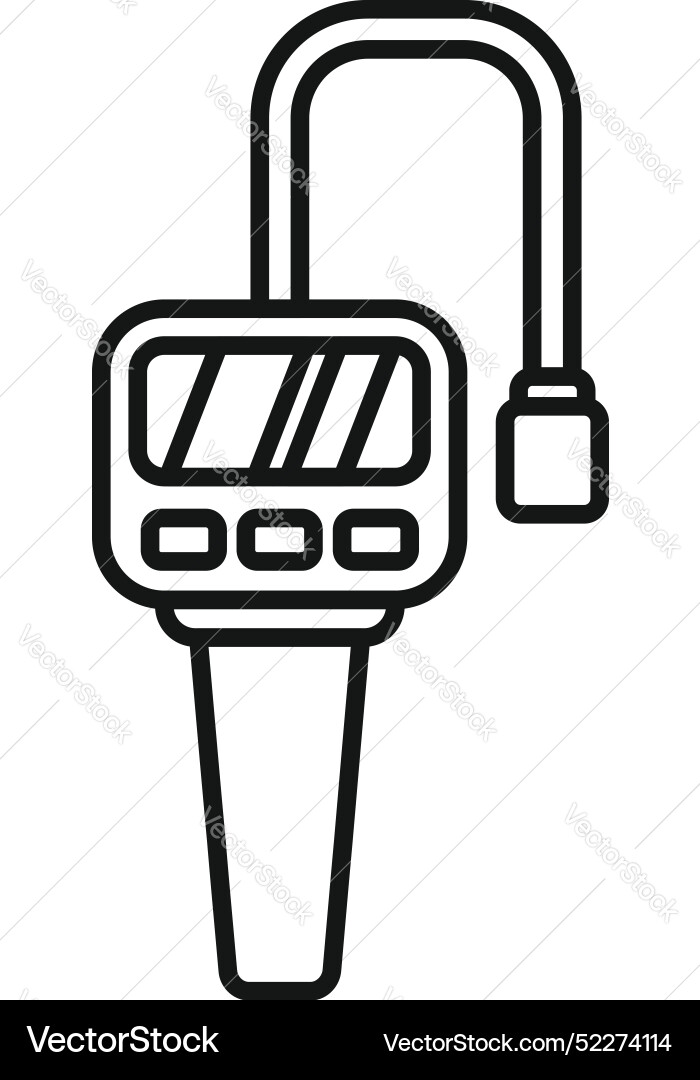 Nitrate tester showing concentration level using Nitrate tester showing concentration level using vector image