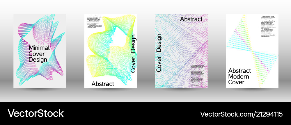 A set of creative sound backgrounds with linear A set of creative sound backgrounds with linear vector image