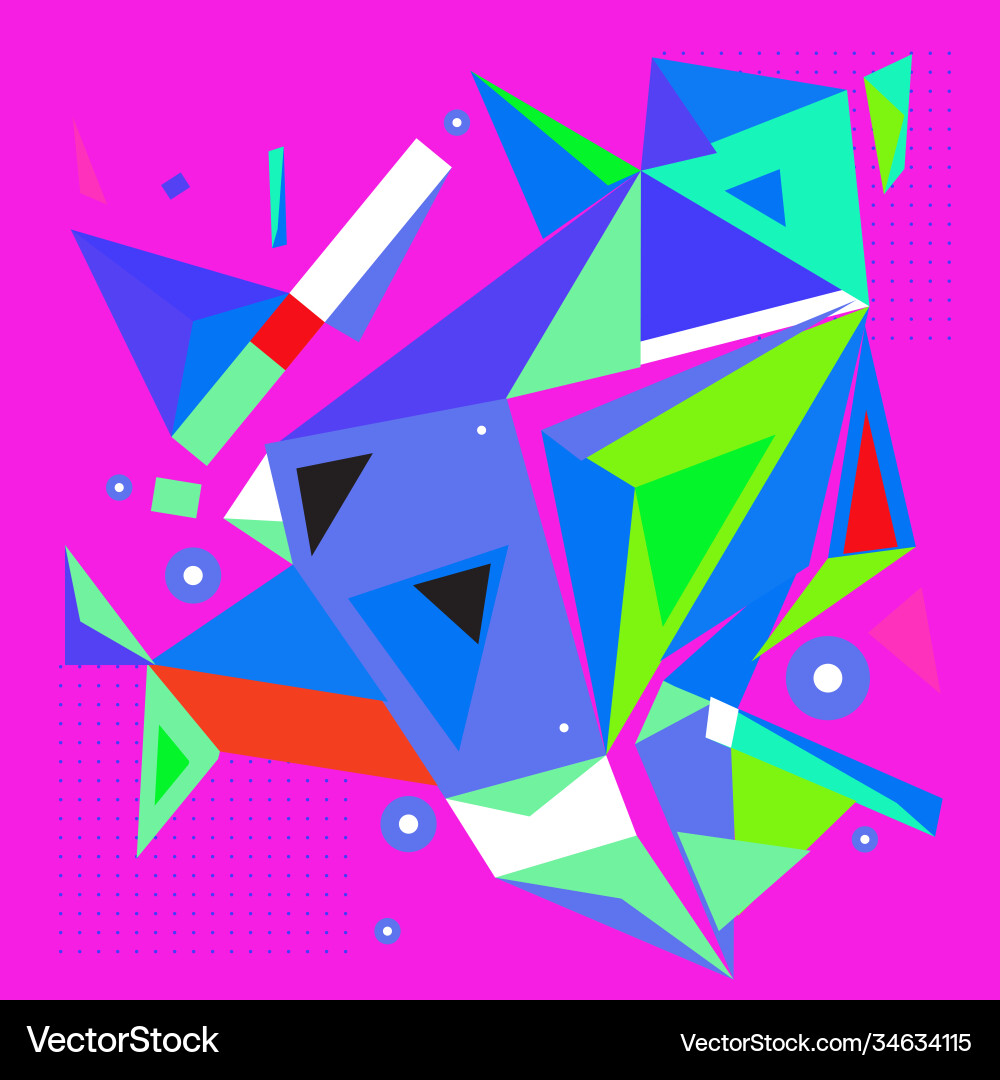 Abstract modern triangles background pattern Abstract modern triangles background pattern Vector Image