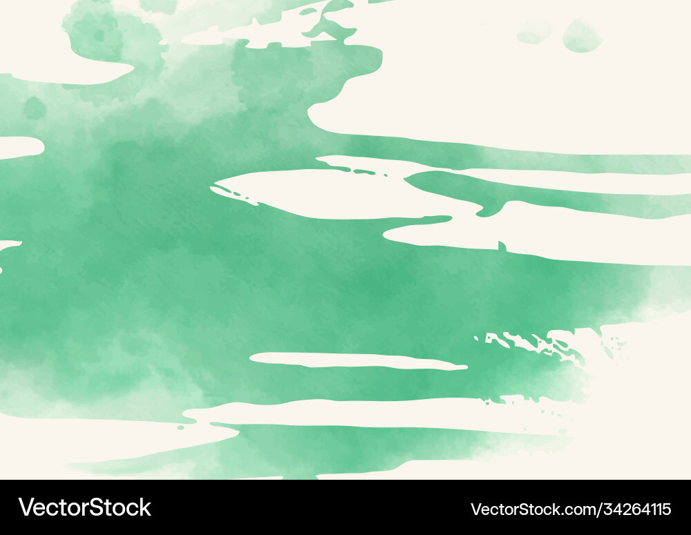 Abstract watercolor brush element on white Abstract watercolor brush element on white vector image