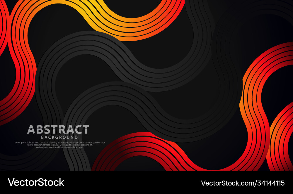 Abstract wave lines and round shapes background Abstract wave lines and round shapes background vector image