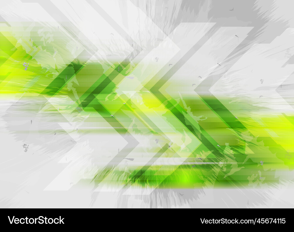 Grunge tech background with arrows Grunge tech background with arrows vector image