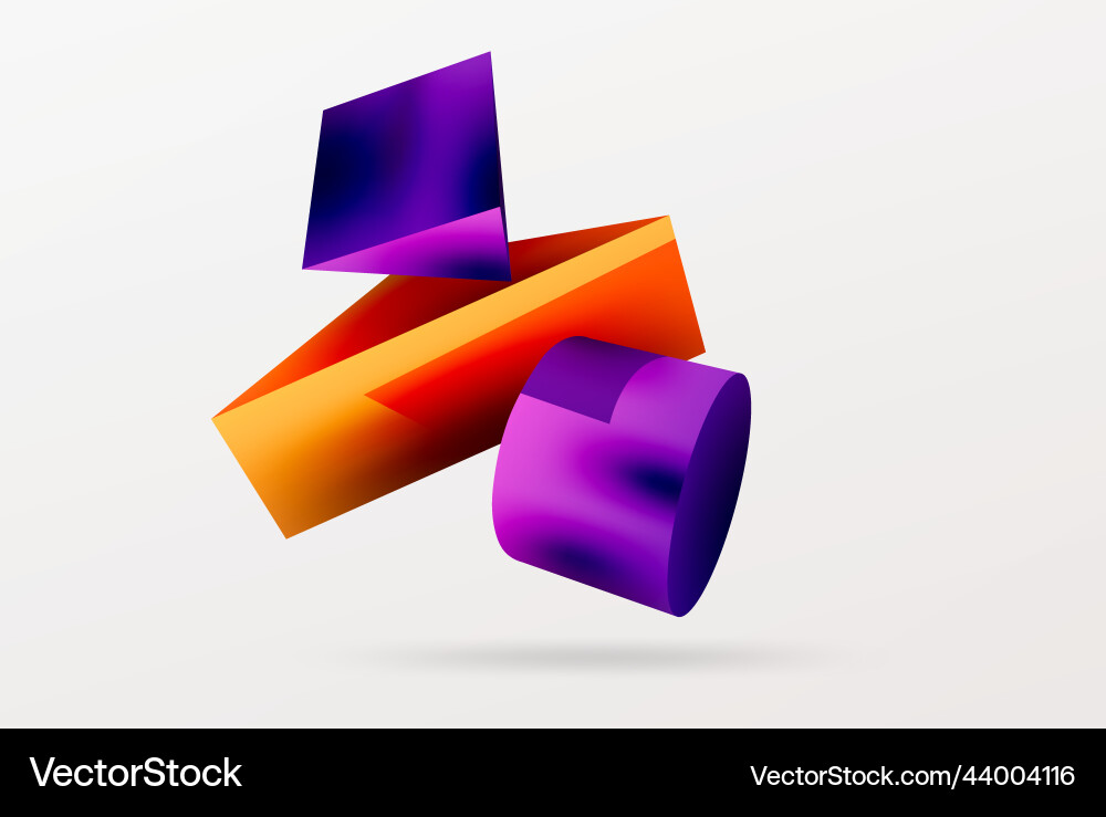 3d abstract background shapes triangle 3d abstract background shapes triangle Vector Image