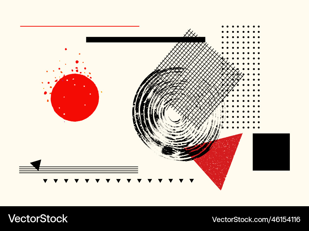 Abstract background with shapes and lines Vector Image