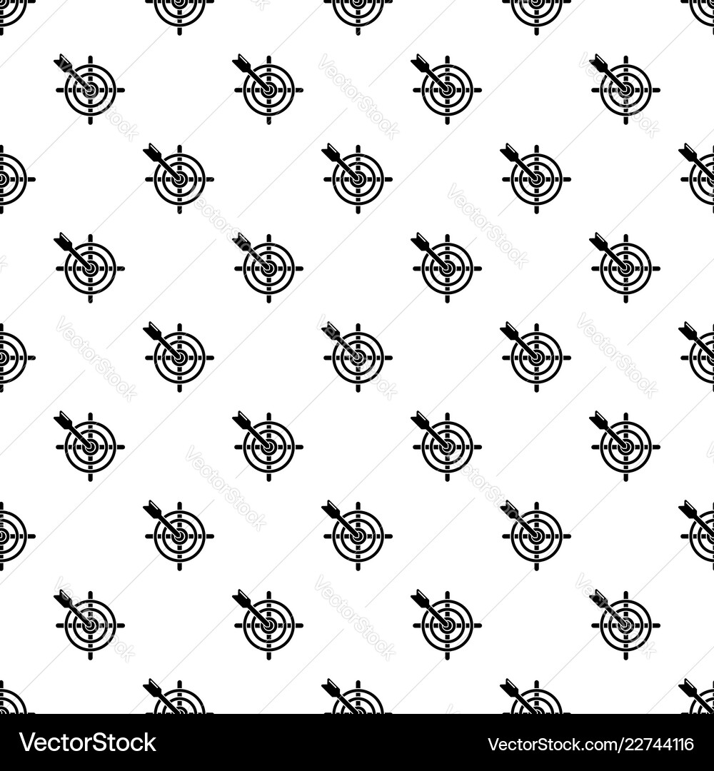 Arrow target pattern seamless Arrow target pattern seamless vector image