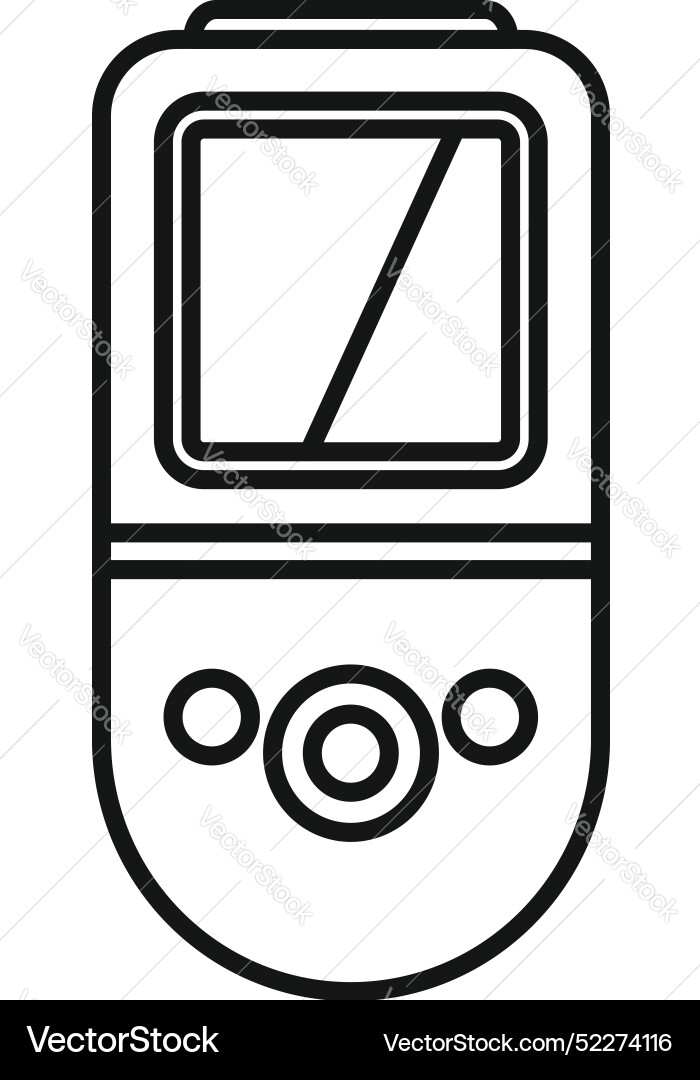 Elektronisches Gerät mit Tasten und Bildschirm wird