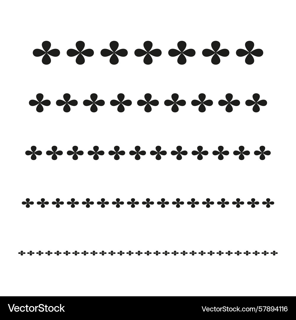 Plus sign pattern cross shape dotted line Vector Image
