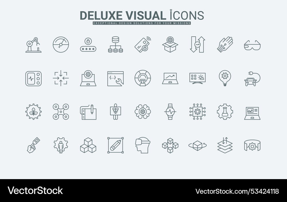 Digital technology ai development and access Vector Image