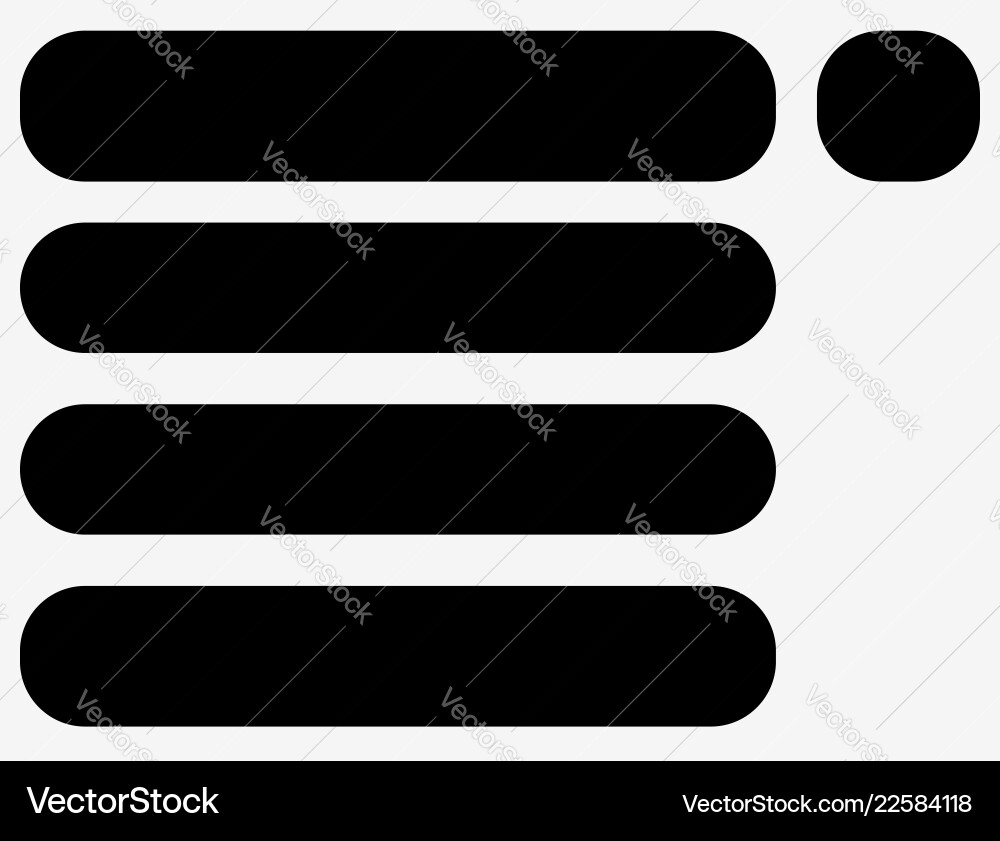 Drop down menu symbols for webdesign front-end Drop down menu symbols for webdesign front-end vector image