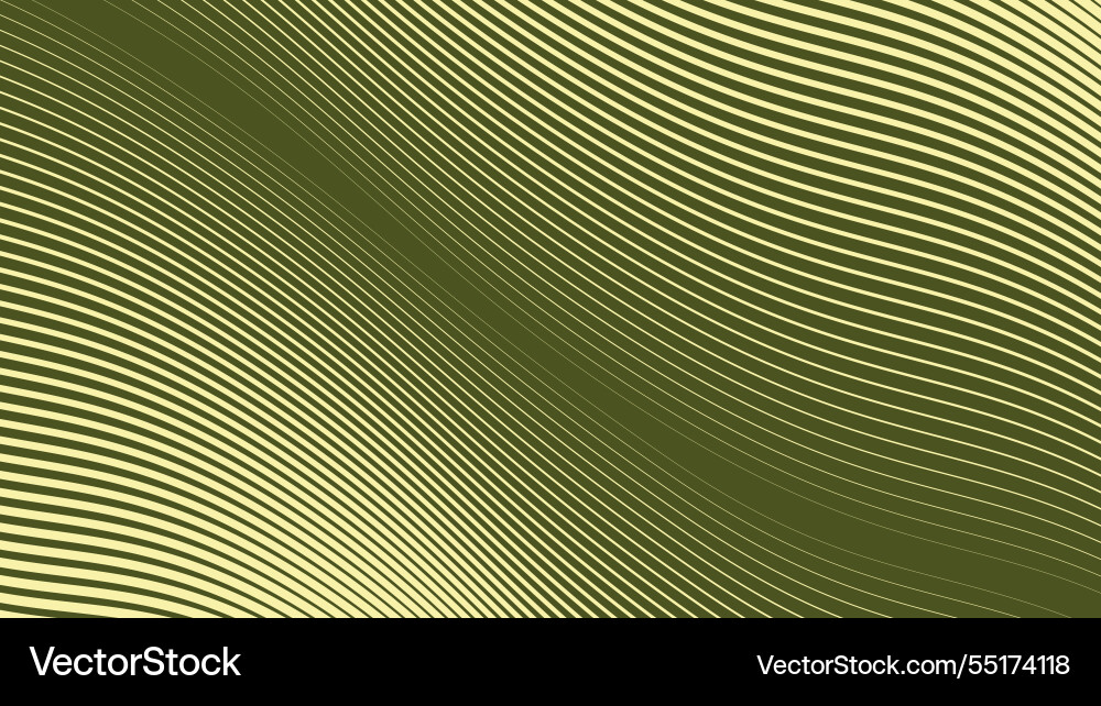 Green army abstract background with curve line Vector Image