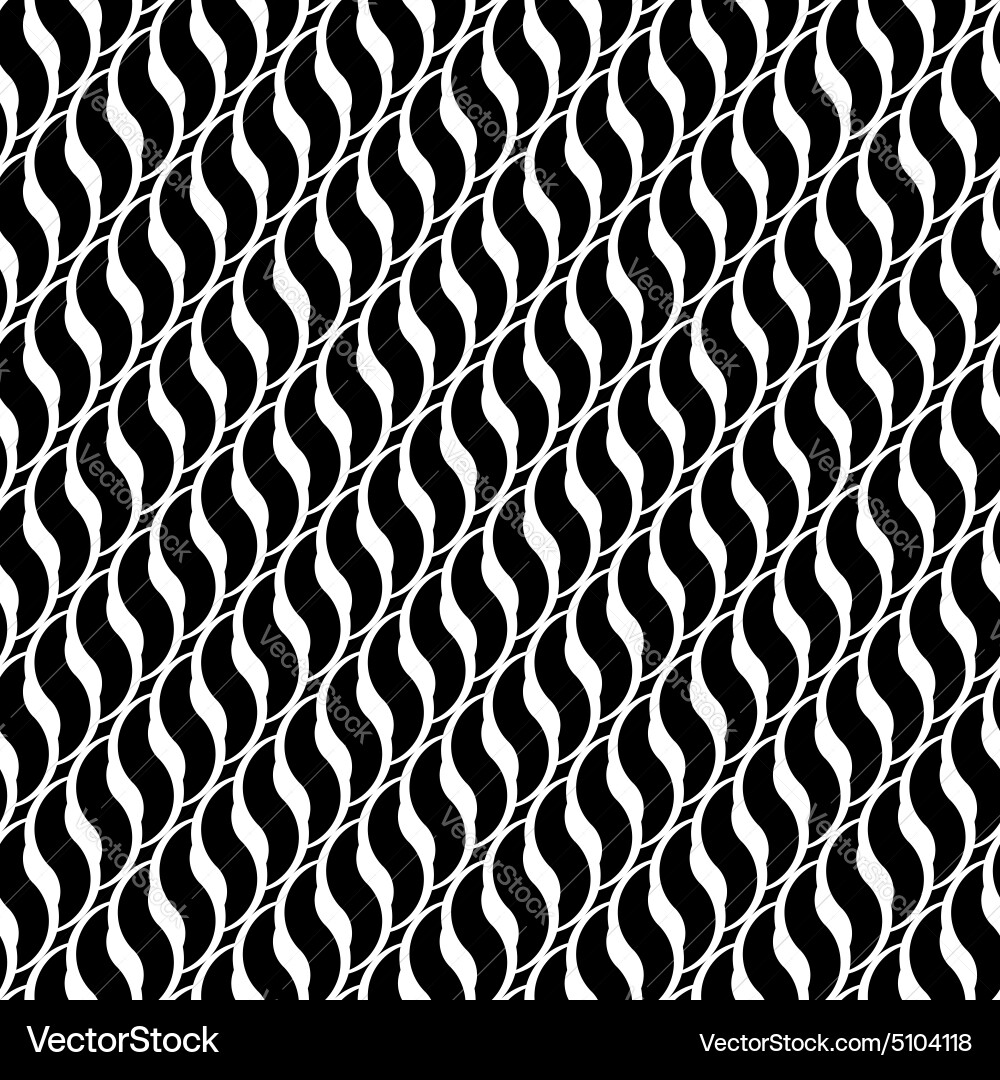 Monochrome Diagonal Stripe Pattern vector image