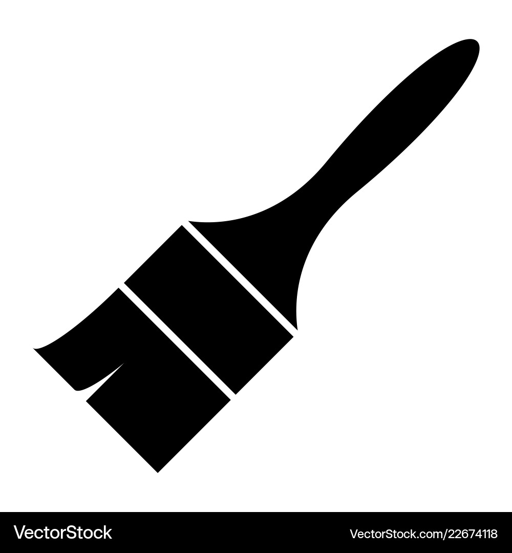 Paint brush icon Paint brush icon vector image