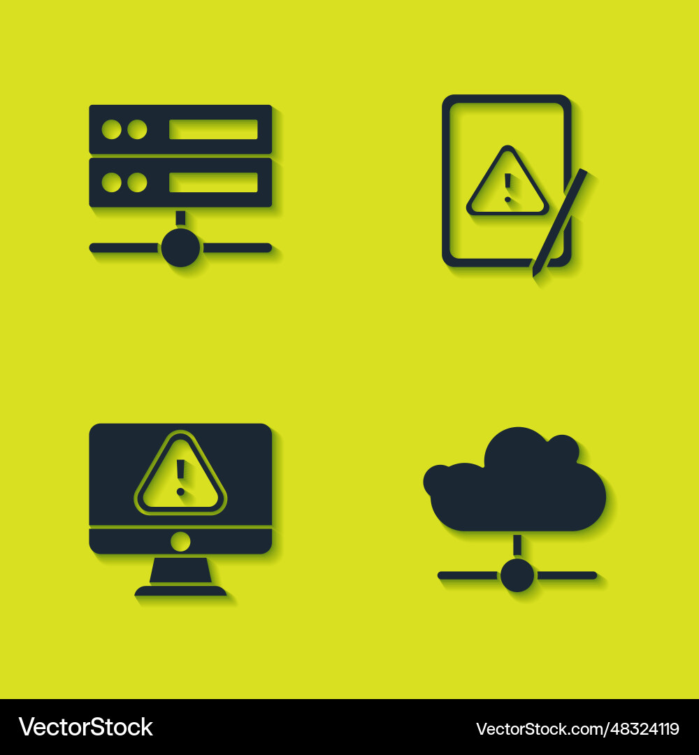 Serverdaten Webhosting Netzwerk Cloud einstellen Serverdaten Webhosting Netzwerk Cloud einstellen vektorbild