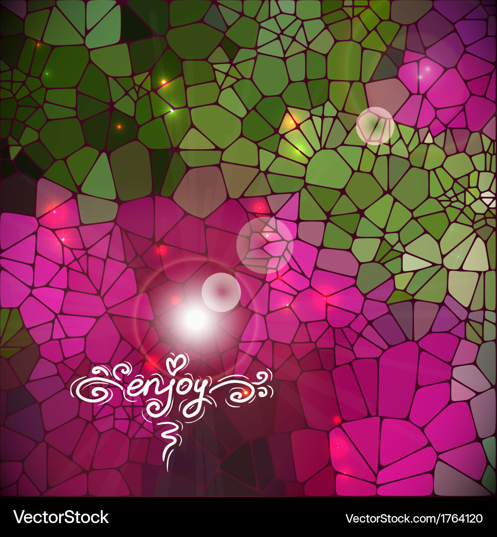 Abstract colorful shining circle background vector image