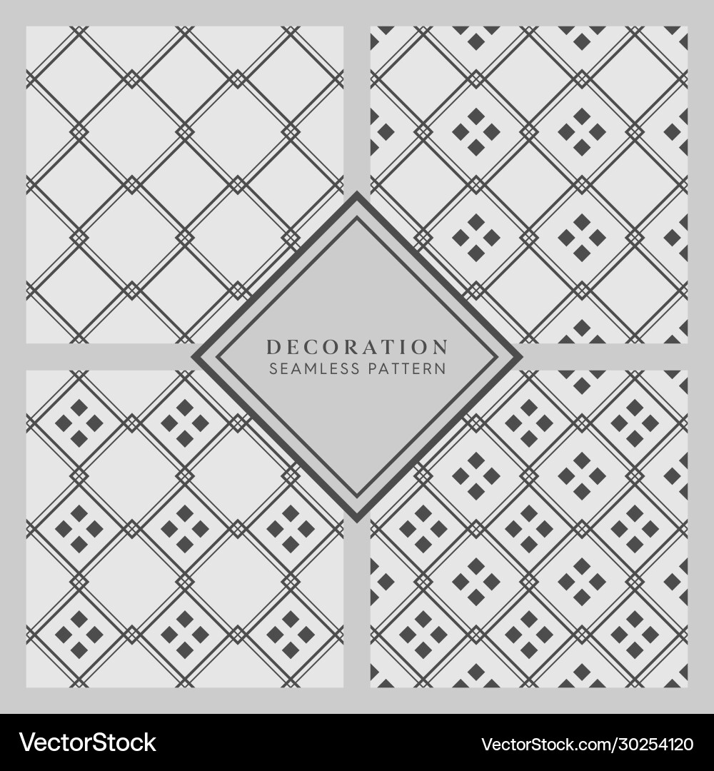 Abstract decoration frame pattern background vector image