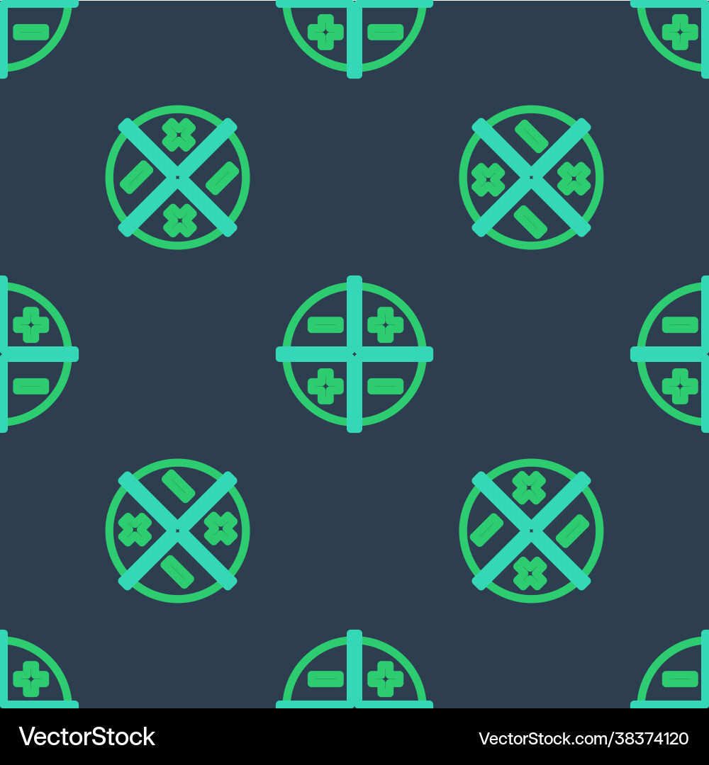 Line xyz coordinate system icon isolated seamless Line xyz coordinate system icon isolated seamless vector image
