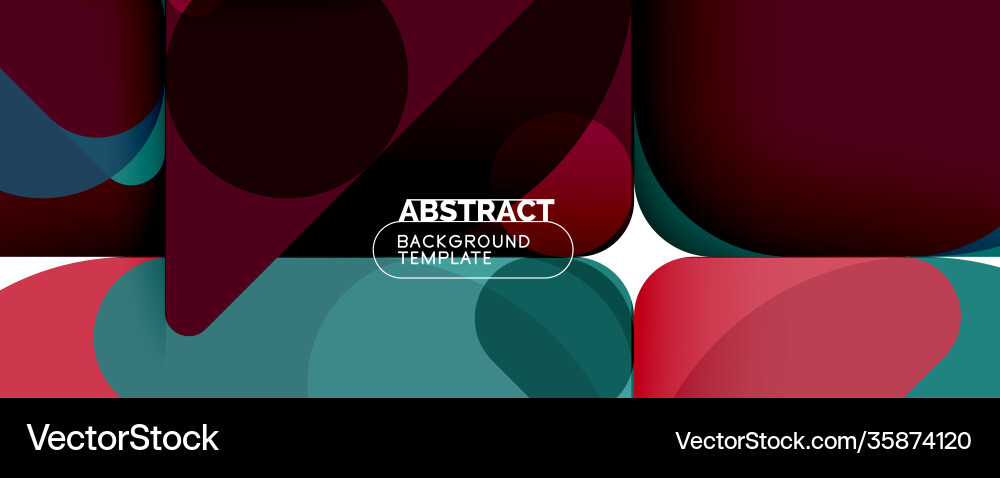 Modern geometric round shapes and dynamic lines Modern geometric round shapes and dynamic lines vector image