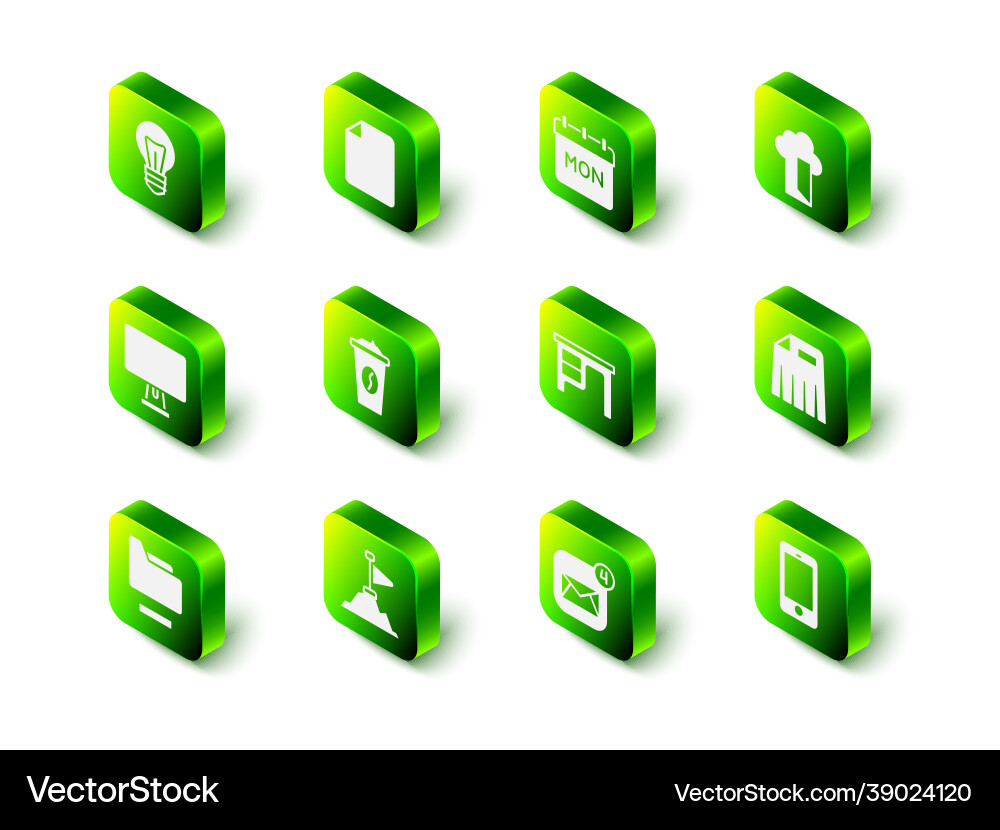 Set file document calendar cloud database paper Set file document calendar cloud database paper vector image