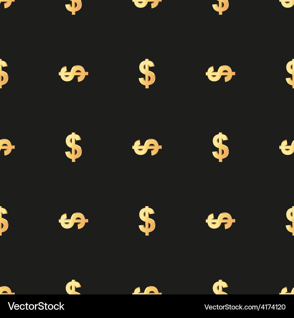 Universal seamless patterns tiling finance Vector Image