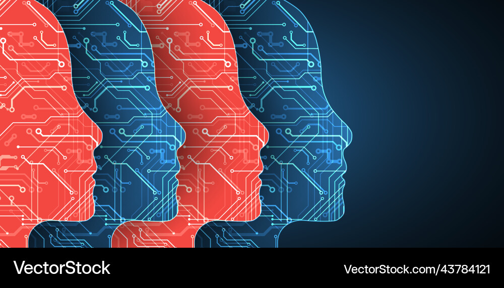 Abstract background on the theme of artificial Abstract background on the theme of artificial vector image