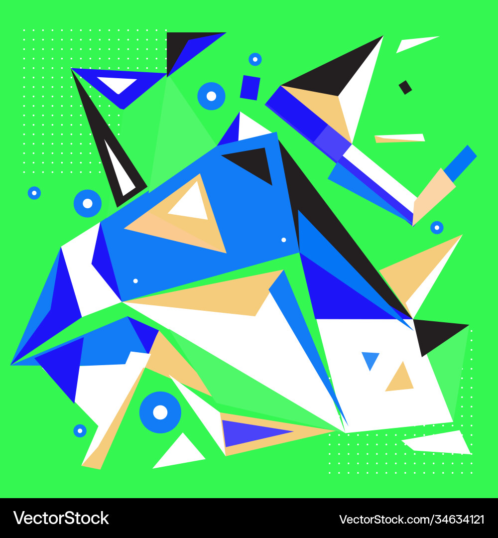 Abstract modern triangles background pattern Abstract modern triangles background pattern Vector Image