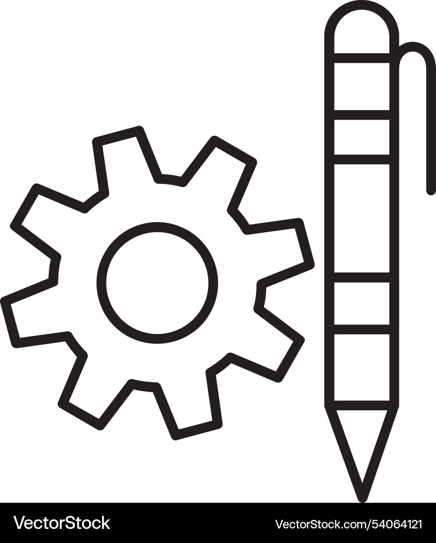 Create line icon design Vector Image