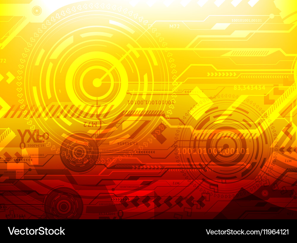 Digital Circuit Background vector image