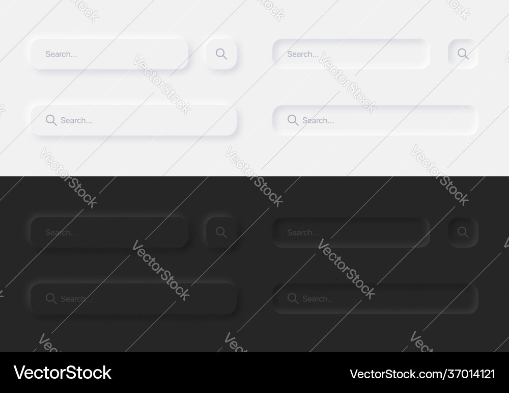 Google-Suchleisten in verschiedenen Variationen ui