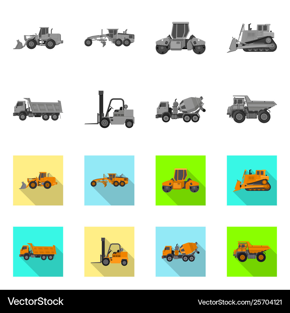 Isolated object build and construction icon Vector Image