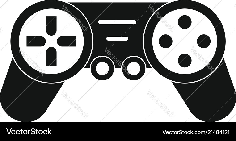 Joystick drone control icon simple style Joystick drone control icon simple style vector image
