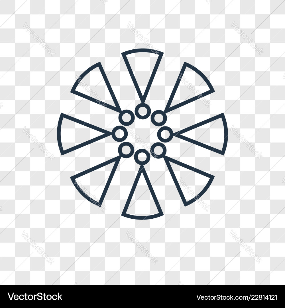 Loading concept linear icon isolated Loading concept linear icon isolated vector image