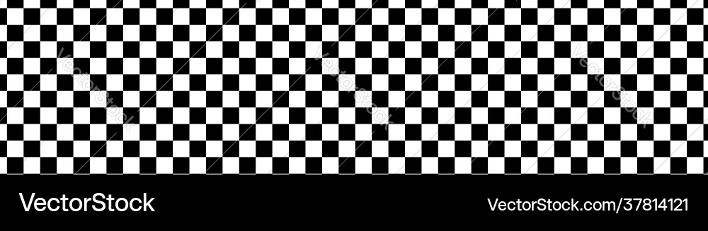 Wide format checkered pattern background Vector Image