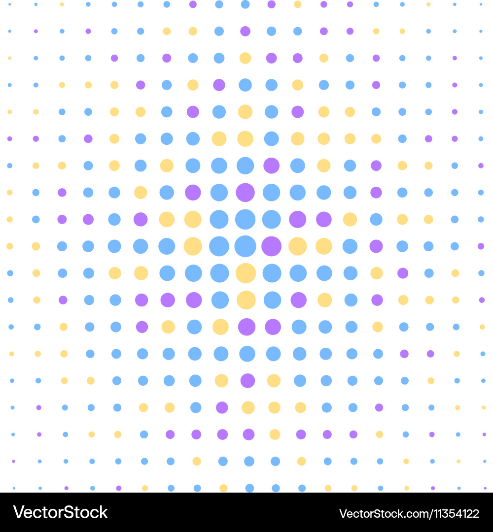 Abstract halftone pattern background vector image