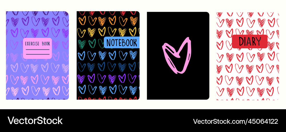 Cover page templates based on seamless patterns Cover page templates based on seamless patterns Vector Image