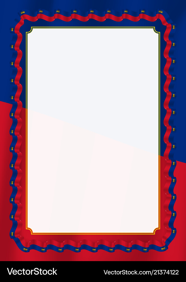 Frame and border of ribbon with liechtenstein Frame and border of ribbon with liechtenstein Vector Image