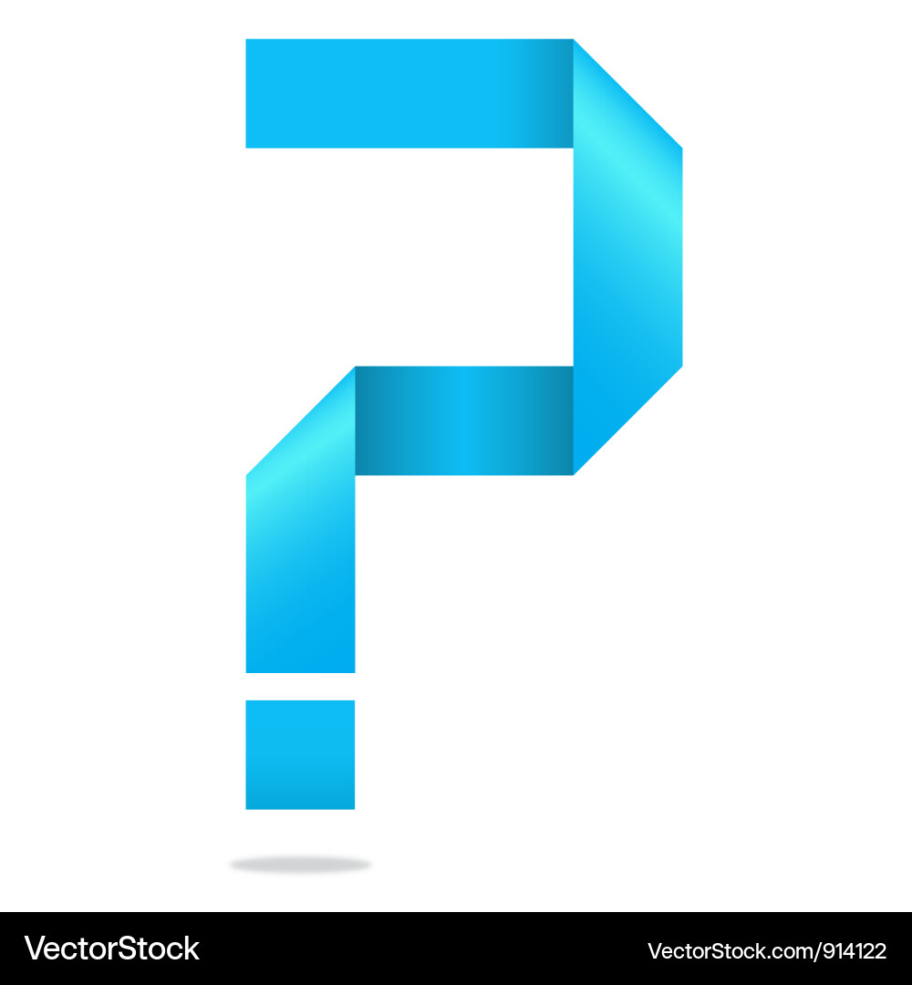 Help Question Mark - Solution Concept Vector Image