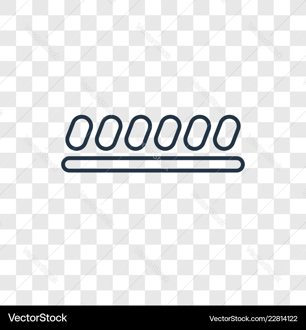 Loading concept linear icon isolated Loading concept linear icon isolated vector image