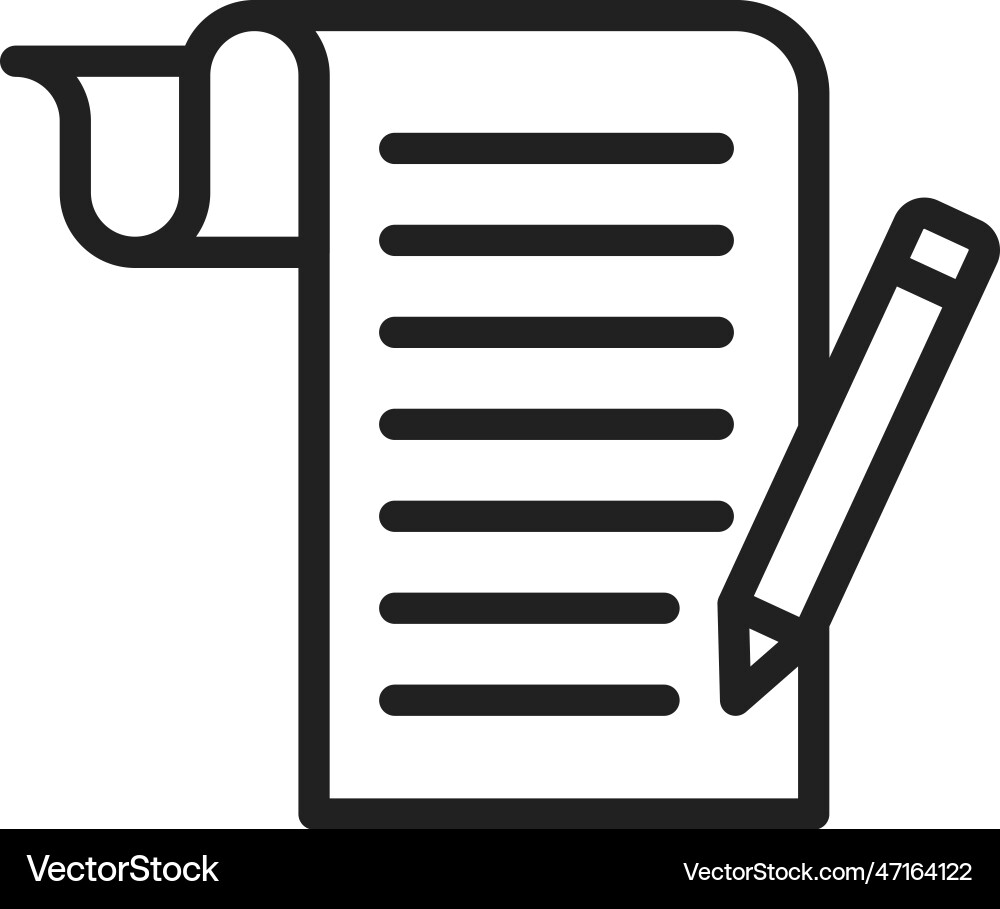 Script icon image Vector Image