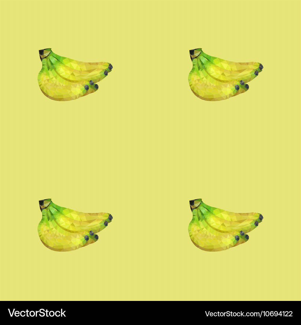 Seamless pattern with bananas vector image