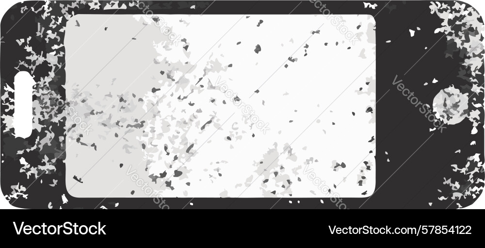 Smartphone with abstract pattern screen digital vector image