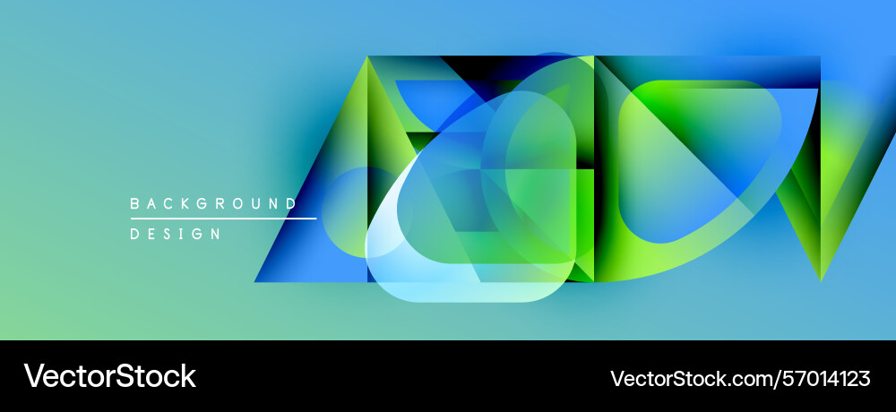 Abstract geometric shapes overlap creating Abstract geometric shapes overlap creating vector image